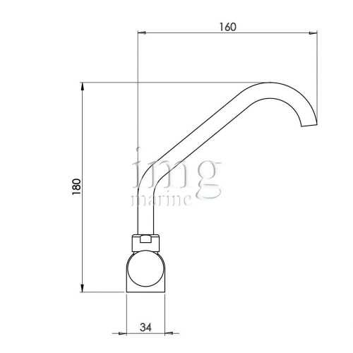 Rubinetto Extreme abbattibile profondità