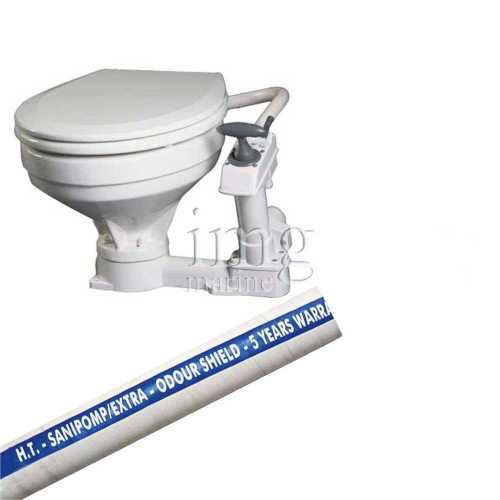 Tubo antiodore scarico WC Sanipomp Extra rotolo 10 m