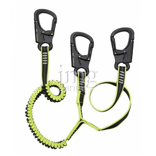 Cordone ombelicale elastico 3 moschettoni Plastimo EN ISO 12401