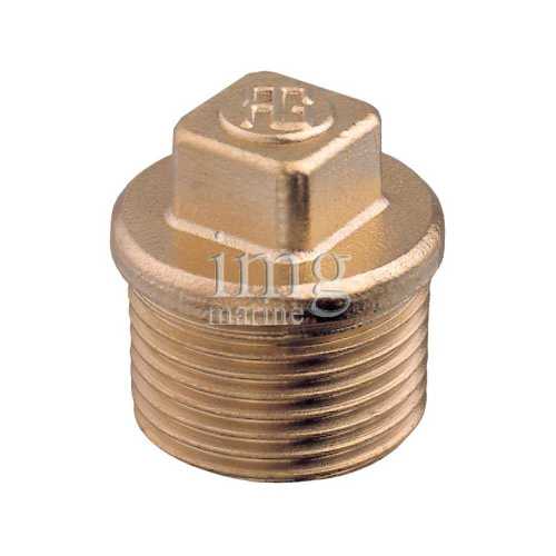 Tappo a vite maschio in ottone