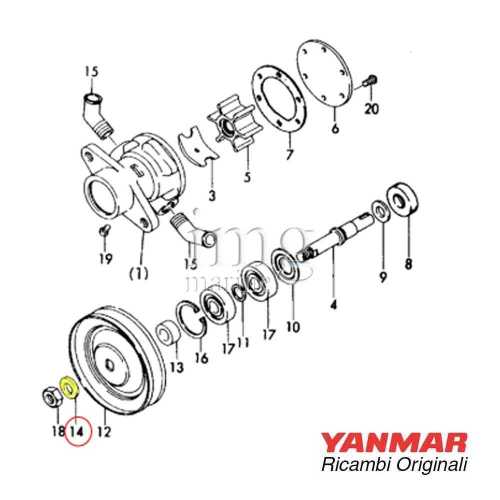 Rondella Yanmar disegno