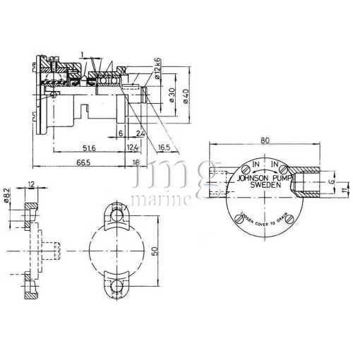Pompa SPX F35B-9 Johnson misure