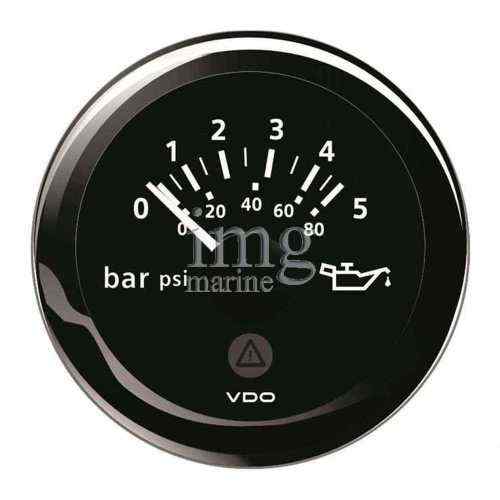Indicatore pressione olio VDO View-Line Black