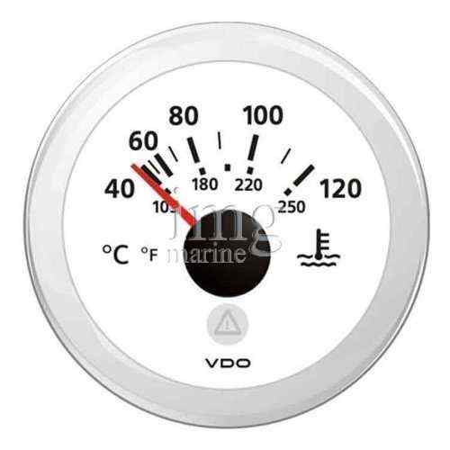 Indicatore temperatura acqua VDO View-Line White