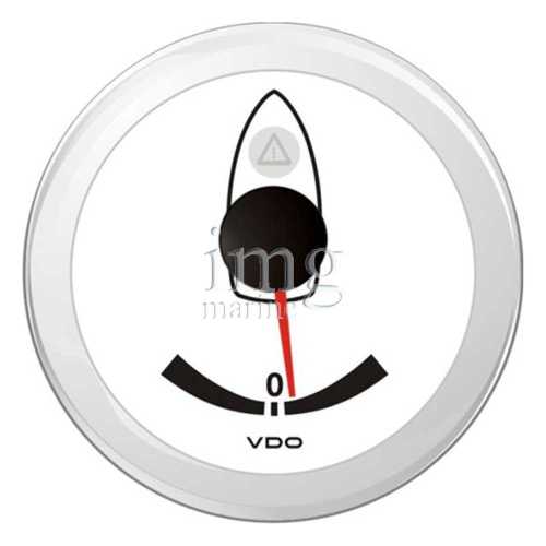 Indicatore angolo barra VDO View-Line White