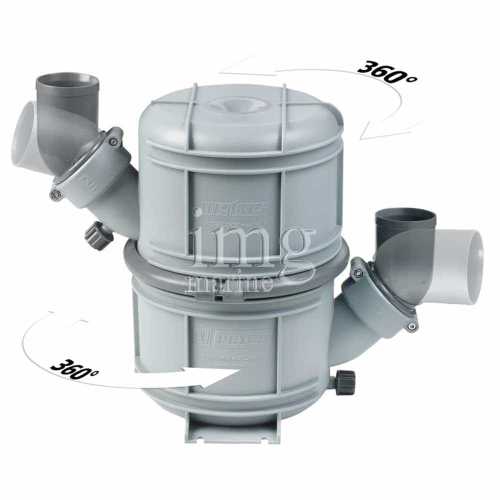 Marmitta silenziatore NLP Vetus - esempio utilizzo