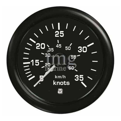 Indicatore velocità Pitot Uflex Ultra Black