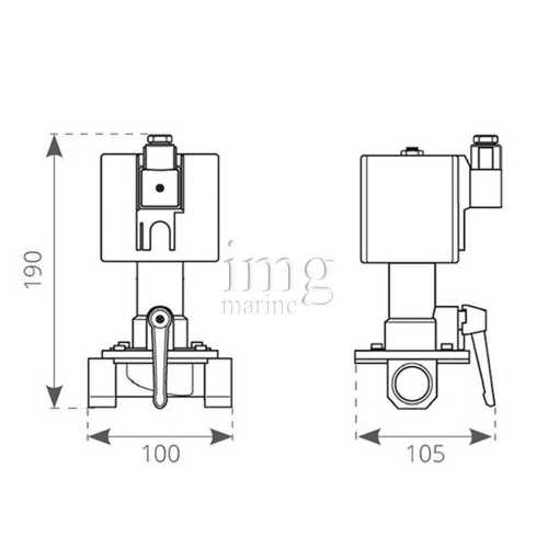 Elettrovalvola media portata Quick misure