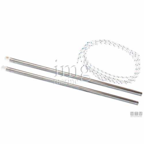 Corrimano per passerella in acciaio inox