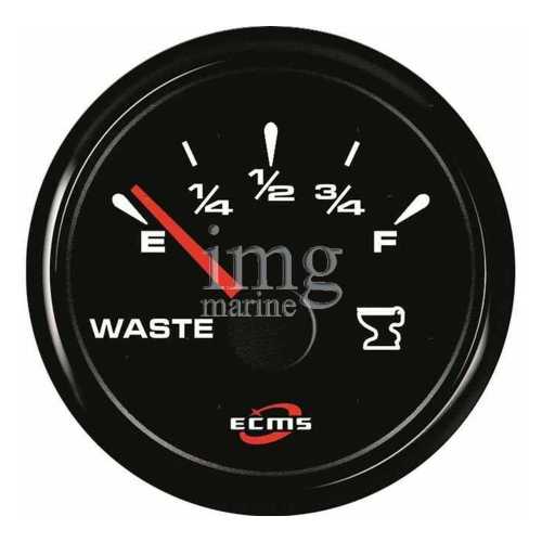Indicatore livello acque grigie-nere ECMS All Black