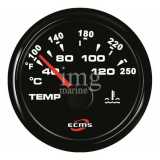Indicatore temperatura acqua ECMS All Black