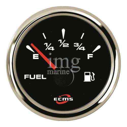 Indicatore livello carburante ECMS Black Chrome