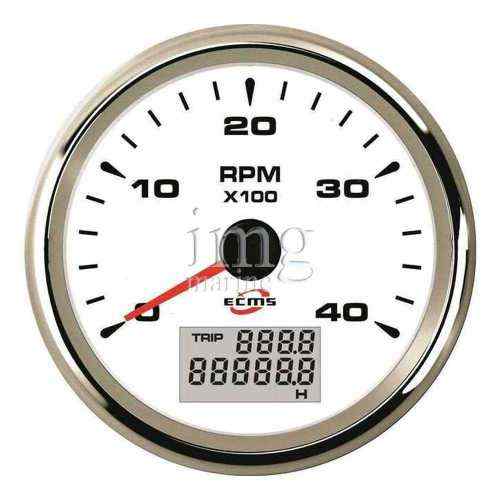 Contagiri - Contaore ECMS White Chrome 4