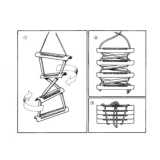 Scaletta pieghevole "Twist" tipo biscaglina disegno