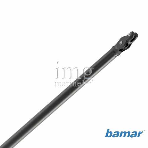 Vang meccanico Bamar anodizzato Nero con molla interna - Dettaglio 2