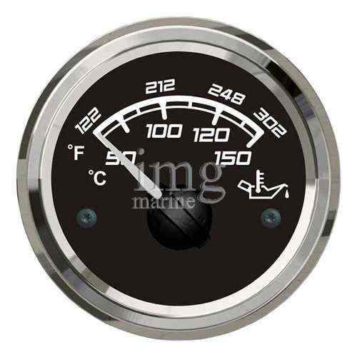 Indicatore temperatura olio X-Line 240-33 Ohm nero