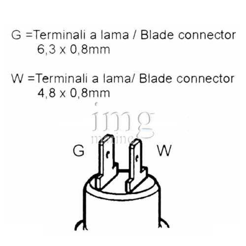 Sensore trasmettitore di temperatura con allarme VDO disegno