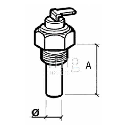 Sensore temperatura olio VDO
