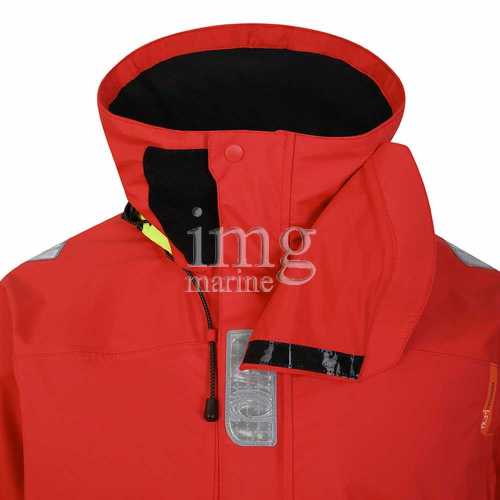 Giacca cerata TX-3+ Offshore Typhoon - Dettaglio collo parte anteriore
