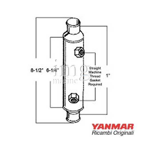 Scambiatore olio 4JH3E misure