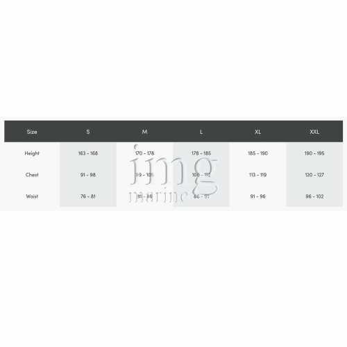 Tabella misure - Salopette XT-3+ Offshore Typhoon