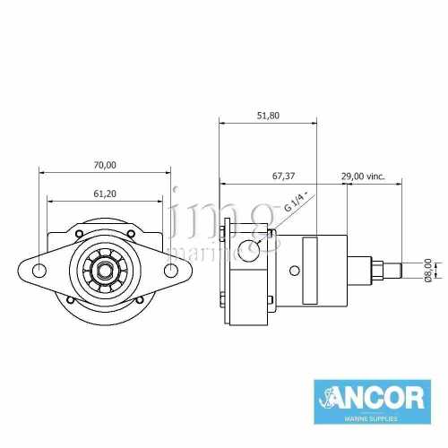 Specifiche tecniche - Pompa ST303 ANCOR