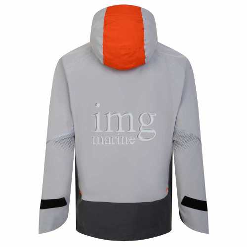 Giacca cerata TX-3 Coast Typhoon Grigia - Con cappuccio aperto