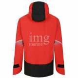 Giacca cerata TX-3 Coast Typhoon Rossa - Con cappuccio aperto