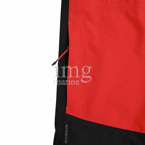 Giacca cerata TX-3 Coast Typhoon Rossa - Dettaglio tasca