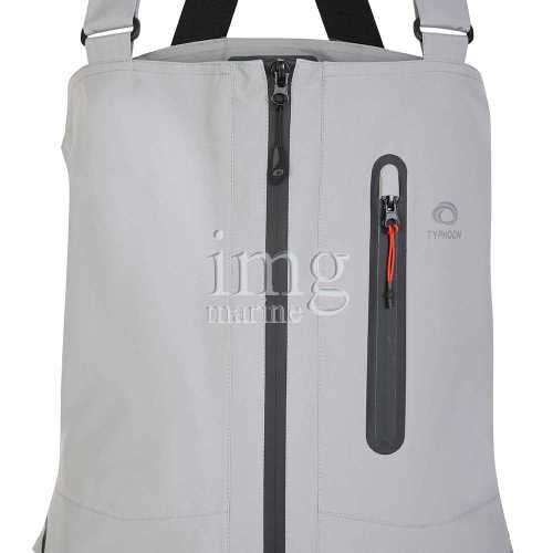 Salopette TX-3 Coast Hi-Fit Typhoon Grigia - Dettaglio pettorina