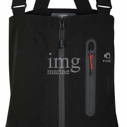 Salopette TX-3 Coast Hi-Fit Typhoon Nera - Detteglio pettorina