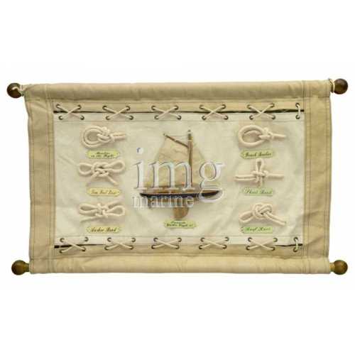 Quadro nodi in tessuto 54x31