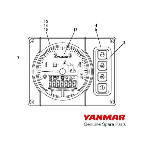 Pannello elettrico B20 YANMAR