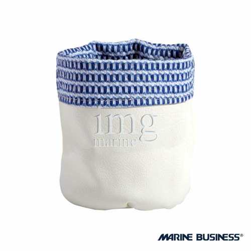 Cestino Aruba Blu Small Marine Business - Lato bianco