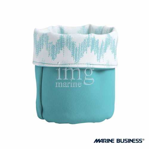 Cestino Aruba Acqua Small Marine Business - Lato verde acqua
