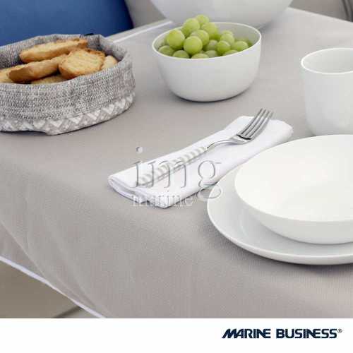 Tovaglia Aruba Beige Marine Business antimacchia e idrorepellente