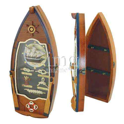 Cassetta portachiavi a forma di barca