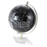 Mappamondo nautico nero argento