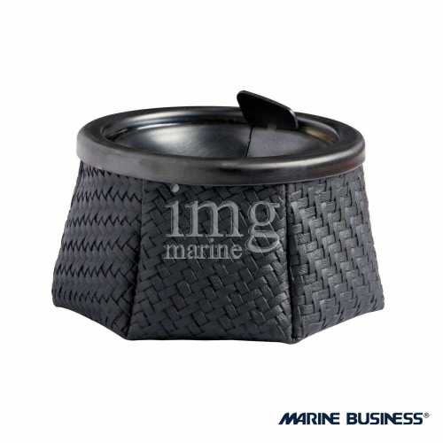 Portacenere antivento Rattan Black Marine Business