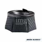 Portacenere antivento Rattan Black Marine Business