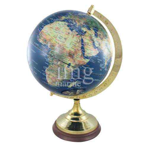 Mappamondo nautico semimeridiano