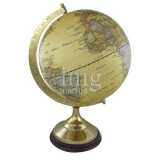 Mappamondo antico base legno