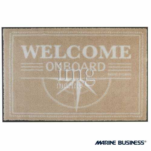 Tappetino antiscivolo Welcome Brown Marine Business