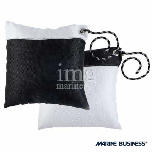 Cuscini Waterproof 40x40 Black 2 pz Marine Business