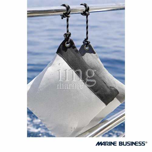 Cuscini impermeabili 40x40 Black e Grey di Marine Business