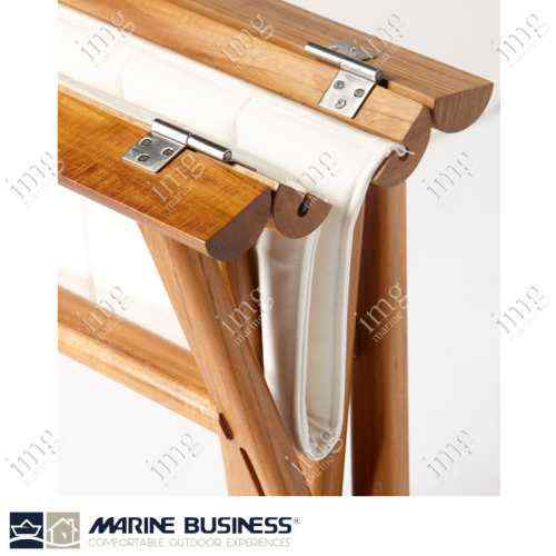 Sedia Regista pieghevole in Teak Marine Business dettaglio Sedia Regista pieghevole in Teak Marine Business dettaglio
