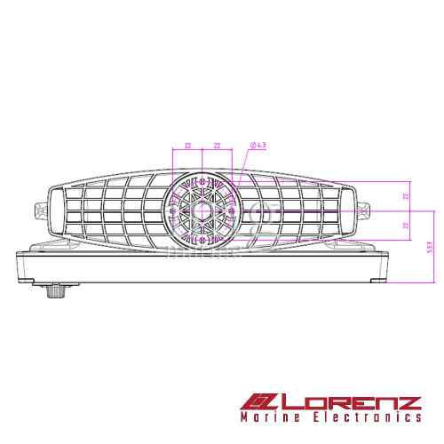 Plotter GPS multifunzione Atom 9 Lorenz misure
