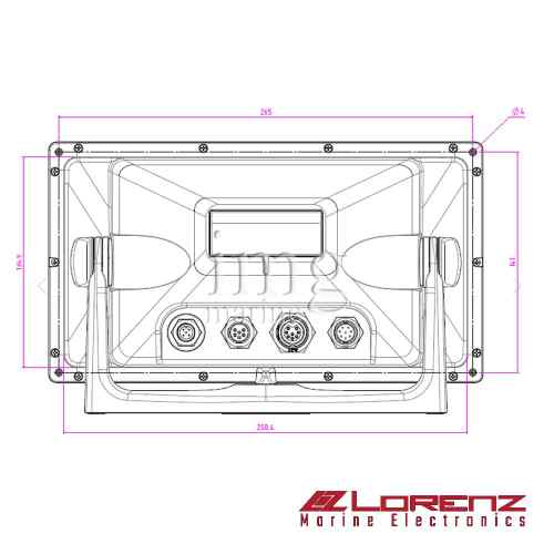 Plotter GPS multifunzione Atom 9 Plus Lorenz