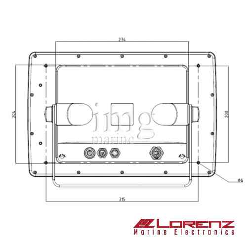 Plotter GPS multifunzione Atom 12 Plus Lorenz misure
