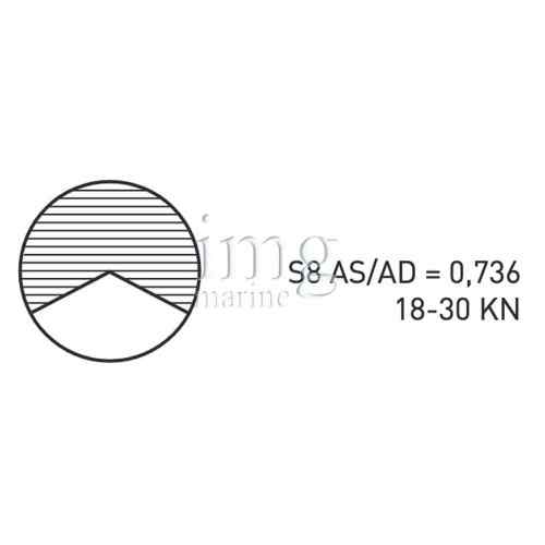 Elica 4 pale S474 per Linea asse